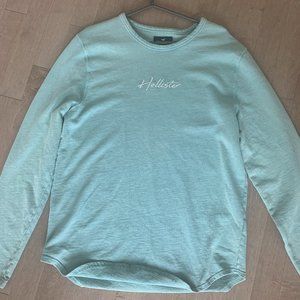 Grey/Teal Hollister Sweatshirt